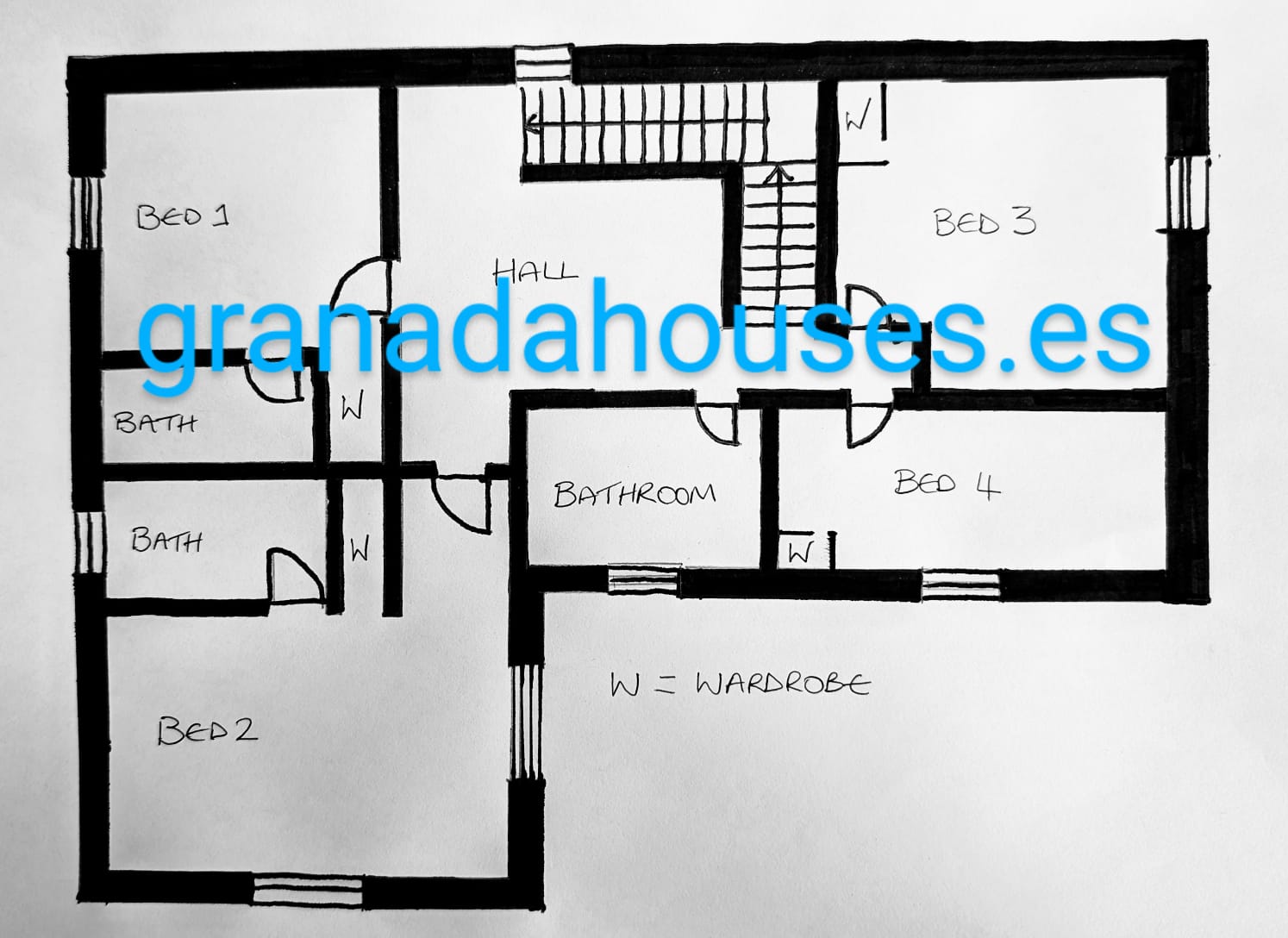 Schönes, freistehendes Landhaus mit 4 Schlafzimmern und 3 Bädern, netzunabhängig, an einem schönen, ruhigen Ort